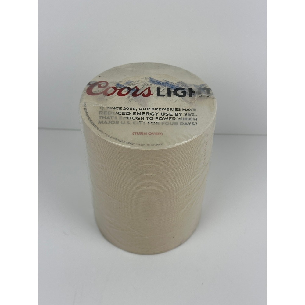 Coors Light Beer Coaster Lot Of 100 In Pack Brand New Sealed